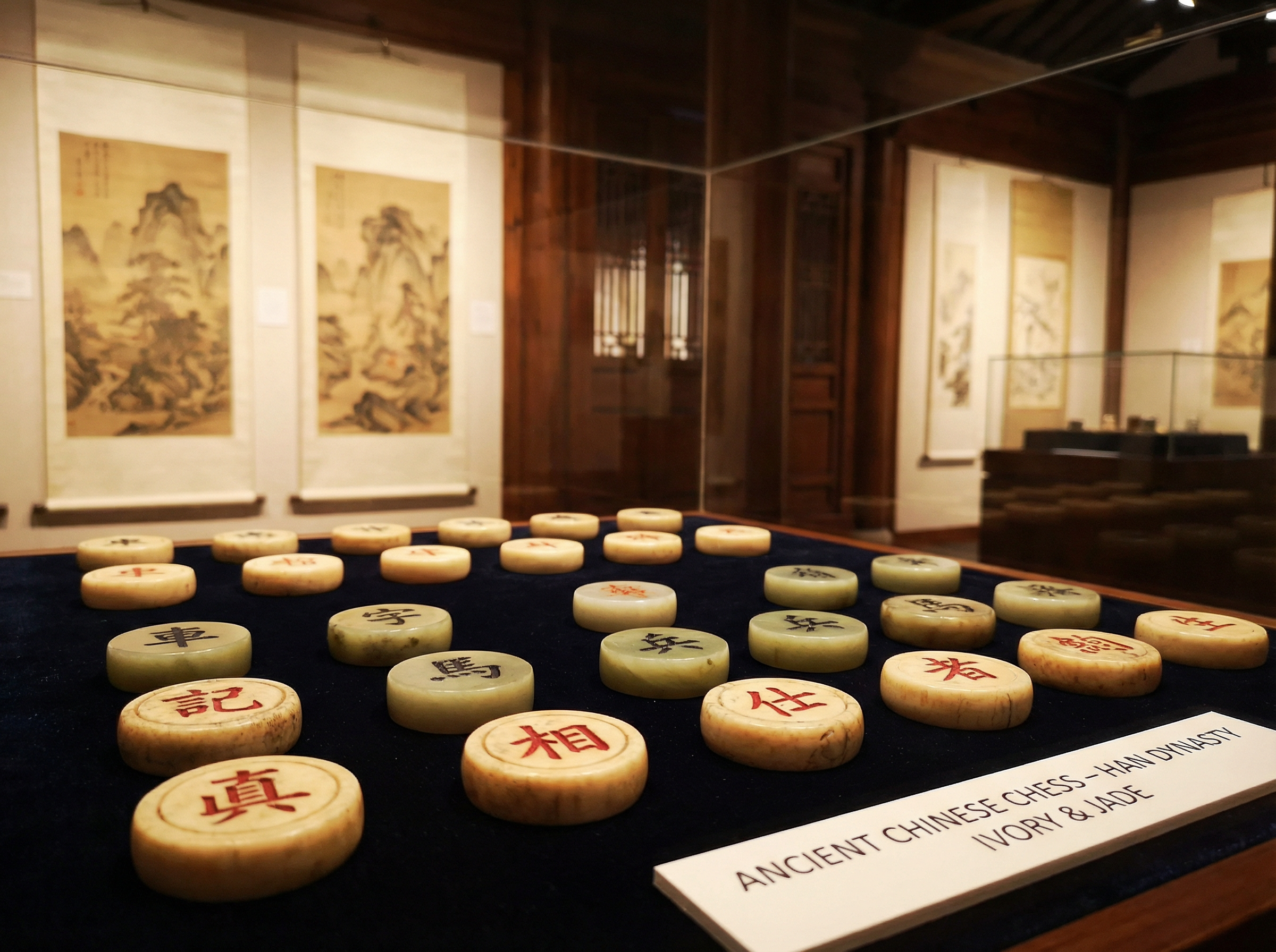 ky棋牌 - 古代象牙象棋子鉴赏